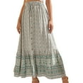 thumbnail image 1 of Womens High Waist Polka Dot Pleated Skirt Maxi Swing Skirt, 1 of 6