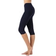 thumbnail image 1 of Womens High Waist Seamless Cotton Capri Leggings, 1 of 6