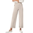 thumbnail image 1 of Womens High Waist Straight Leg Jeans with Buttoned Pockets Non Stretch Denim for Casual Everyday Wear Easy Care, 1 of 27