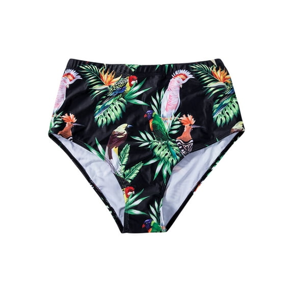 Womens High Waist Swimsuit Bikini Bottoms Tankini Bottom Swim Shorts
