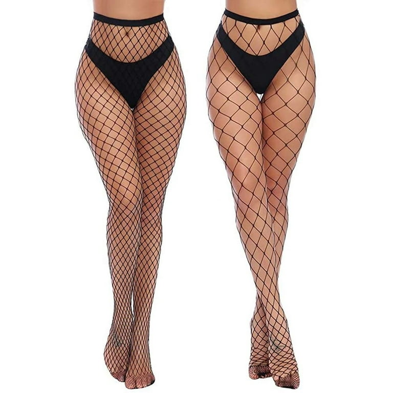 6Pcs/pack Womens Fishnet stockings High Waist Patterned Fishnet Tights high  socks Tights Thigh Pantyhose One Size