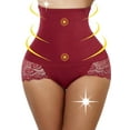 thumbnail image 1 of Womens High Waist Trainer Body Shaper Panties Tummy Control Slimming Seamless Underwear Shapewear Butt Lifter Briefs Red M, 1 of 7
