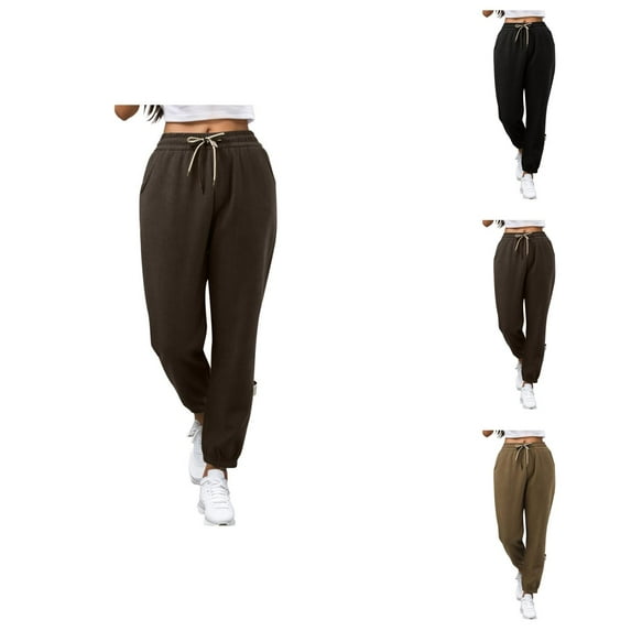 Womens High Waisted Baggy Sweatpants Jogger Pants Trendy Trousers With Pockets And Capri For Women Casual Summer