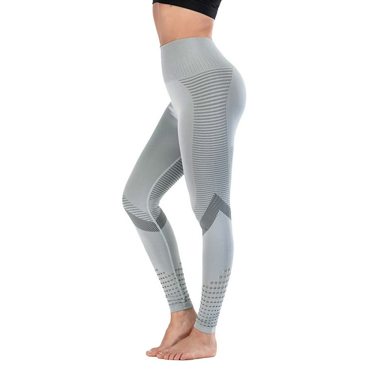 Womens High Waisted Leggings Stretch Tummy Control Workout Running