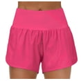thumbnail image 1 of Womens High Waisted Running Shorts Athletic Workout Shorts With Mesh Liner Zipper Pockets, 1 of 3