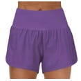 thumbnail image 1 of Womens High Waisted Running Shorts Athletic Workout Shorts With Mesh Liner Zipper Pockets, 1 of 3