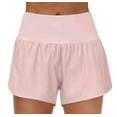 thumbnail image 1 of Womens High Waisted Running Shorts Athletic Workout Shorts With Mesh Liner Zipper Pockets, 1 of 3