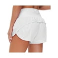 thumbnail image 1 of Womens High Waisted Running Shorts Quick Dry Athletic Workout Shorts With Mesh Liner Zipper Pockets Loose Fit, 1 of 5