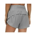 thumbnail image 1 of Womens High Waisted Running Shorts Quick Dry Athletic Workout Shorts with Mesh Liner Zipper Pockets, 1 of 7
