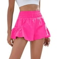 thumbnail image 1 of Womens High Waisted Shorts Athletic Running Shorts Workout Gym Quick Dry Flowy Shorts with Pockets, 1 of 5