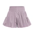 thumbnail image 1 of Womens High Waisted Shorts Athletic Running Shorts Workout Gym Quick Dry Flowy Shorts with Pockets, 1 of 6