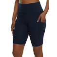 thumbnail image 1 of Womens High Waisted Side Pocket Biker Shorts, 1 of 2