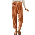 thumbnail image 1 of Womens High Waisted Straight Leg Corduroy Pants with Pockets Fall Pants for Women 2023, 1 of 5