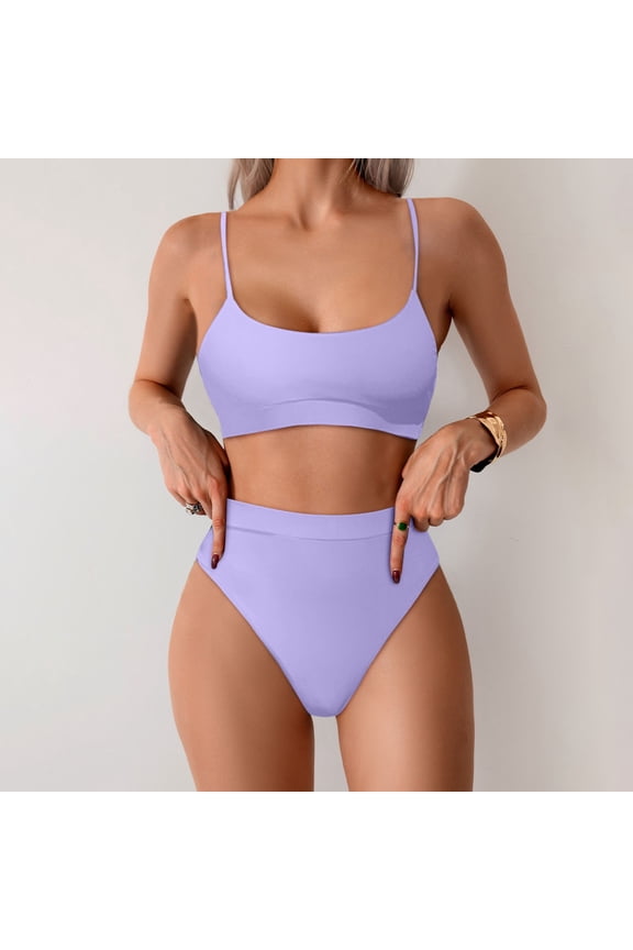 Womens High Waisted Swimsuits Bottom Padded Bathing Suits Bikini Sets Top Two Piece Swimwear Swimming Suits for Teens with Shorts Swim Top Women with Bra Swim Romper Sunflower Swimsuit Top plus Size