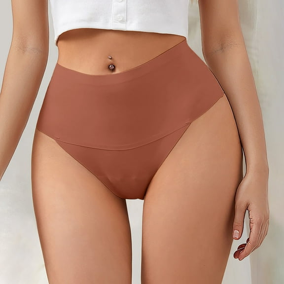 Womens High Waisted Thongs Panties Lightweight Soft Stretch High Cut Underwear Panties plus Size Pack of Underwear for Women Women S Panties plus Size Underwear Women Pack No Show Workout Thong Bunny