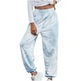 thumbnail image 1 of Womens High Waisted Tie Dye Sweatpants Loose Fit Casual Jogger Pants Athletic Workout Running Gym Pants Trousers, 1 of 5