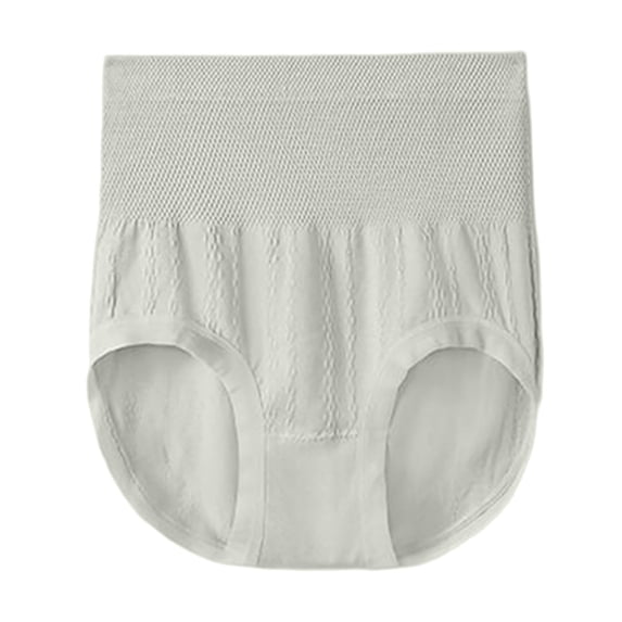 Womens High Waisted Tummy Control Underwear - Seamless Lifting Panties, Breathable Nylon Blend