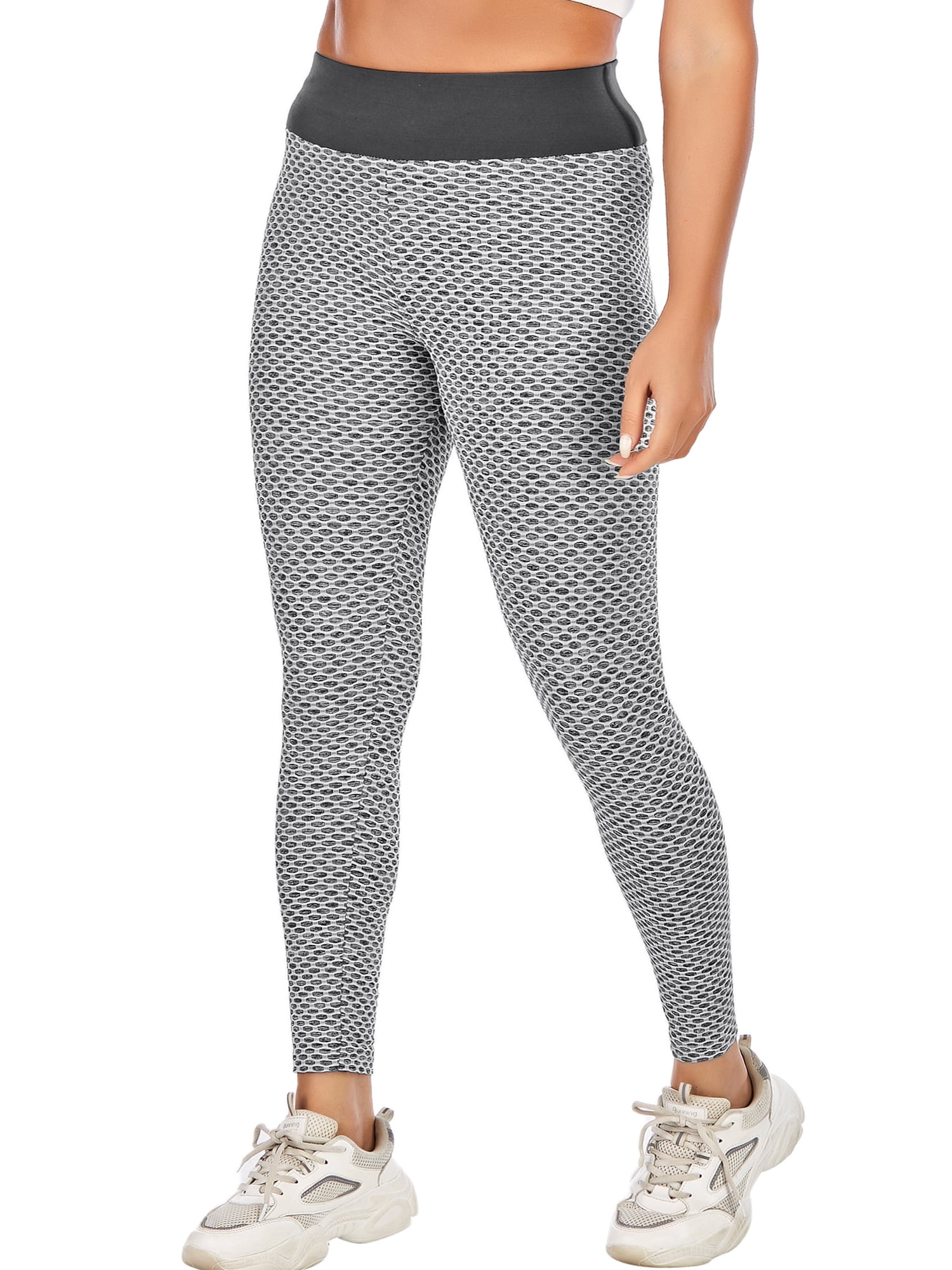 HOW'ON Women's High Waist Yoga Pants - Tummy Control Workout Running Leggings