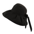 thumbnail image 1 of Womens Hiking Hats Women's Sun Hat Bow Fisherman's Hat Casual Fashion Hat Foldable Cloth Hat Beach Cool Hat Windproof, 1 of 4