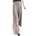 thumbnail image 1 of Womens Hiking Pants Casual Drying Sun Protection Lightweight And High Elastic Wide Leg Pants For Spring And Summer Khaki, 1 of 4