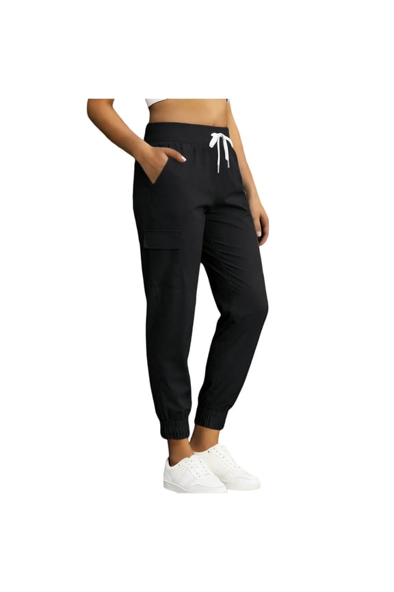 Womens Hiking Pants Quick Dry UPF 50 Casual Athletic Pants Lightweight Travel Safari Work Cargo Joggers Pants