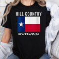 thumbnail image 1 of Womens Hill Country Strong Texas V-Neck T-Shirt, Men's And Women's Graphic Tee 100% Cotton by TBun, Full Sizes S-5XL, 1 of 5