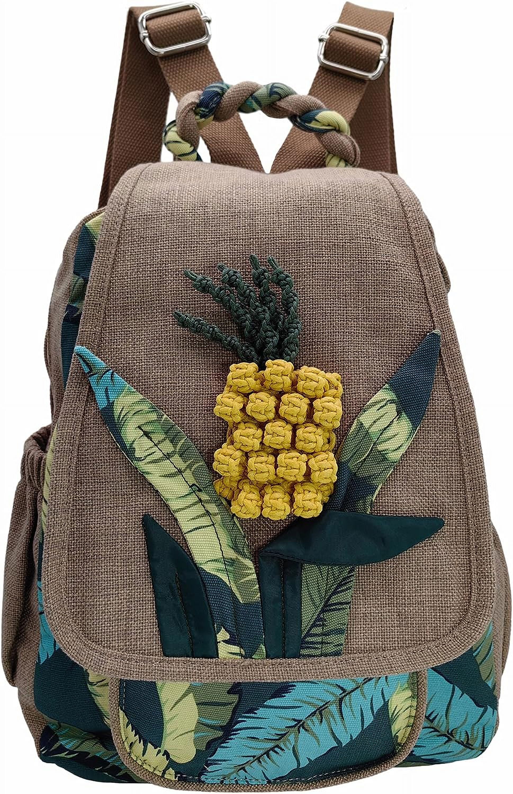 Vintage Embroidered Floral Bohemian Backpack Purse Adjustable Shoulder Bag Amazon.com: Goodhan Vintage Embroidered Backpack Purses for  main image 2