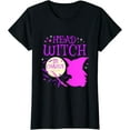 thumbnail image 1 of Womens Hocus Pocus Head Witch In Charge Halloween Witch Costume T-Shirt, 1 of 3