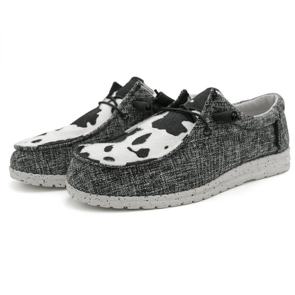 Womens Hola MultiColor Canvas upper fashion Slip On Loafers