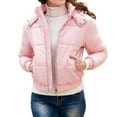 thumbnail image 1 of Womens Hooded Puffer Jacket Fall Winter 20D Coated Water Repellent Glossy Surface For Fashionable Outdoor Wear Womens Winter Coats, 1 of 9