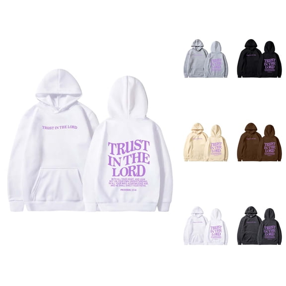 Womens Hoodie 2025 Long Sleeve Y2K Jesus Graphic Christian Hoodies with Pocket Hooded Sweatshirt Hoodie Women Pullover