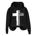 thumbnail image 1 of Womens Hoodie Jesus Loves You Hoodies Letter Print Hoodies Oversized Women's Hoodies Pullover Womens Fall Fashion 2025 Preppy Clothes, 1 of 3