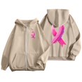 thumbnail image 1 of Womens Hoodie Long Sleeve Zip Up Hoodies for Women Oversized Sweatshirt for Women Khaki Sweatshirt Womens Fall Essentials Teen Clothing, 1 of 4