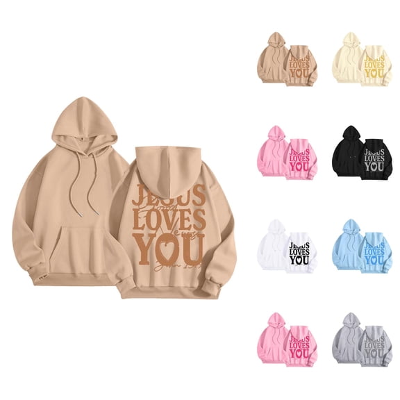 Womens Hoodie Oversized Hoodie Sweatshirt Casual Wear Lightweight Zip Up Hoodie Women's Casual Hooded Sweatshirt Long Sleeve Pullover Hoodie With Print For Spring And Fall Comfortable Loungewear Tops