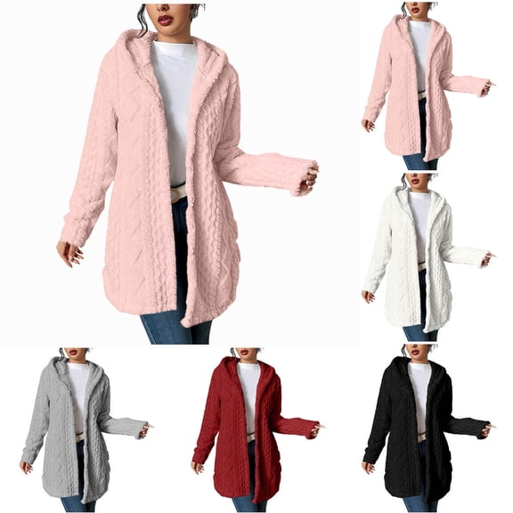 Womens Hoodie Oversized Sweatshirts for Women Loose Fit Casual Long Sleeve Hooded Sweatshirt Hoodie with Pocket Ndbuld ,Pink,2XL