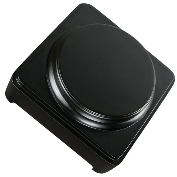 Raindrops 1Pcs Vase Stand Black Density Board for Flower Pot Base Rustic Flower Pot Base Round Shape