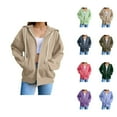 thumbnail image 1 of Womens Hoodie Womens Oversized Hoodie Women's Hoodies & Sweatshirts Casual Long Sleeve Pullover Hoodie Lightweight Comfortable Fashion Top For Everyday Wear Beige - XL, 1 of 9