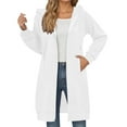 thumbnail image 1 of Womens Hoodies 2025 Zip Up Sweatshirts Oversized Fashion Long Hooded Fall Winter Jackets with Pockets,Long Zip Up Hoodie Women,Long Sleeve Sweater Dress with Pockets, 1 of 6