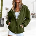 thumbnail image 1 of Womens Hoodies Army Green Women's Extended Length Zip Hoodie Lightweight Transitional Jacket Sweatshirt for Women L, 1 of 6