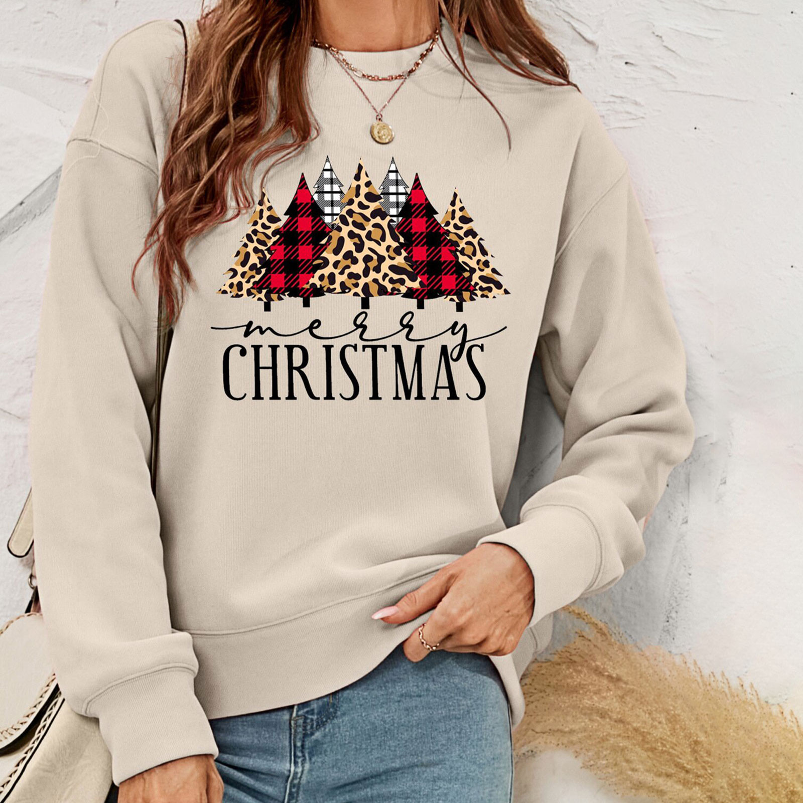 Womens Hoodies Clearance Women Merry Christmas Fleece Tops Blouses
