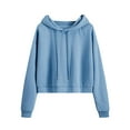thumbnail image 1 of Womens Hoodies Long Sleeve Hoodie Hoodies for Women Pullover Oversized Hoodie for Women Blue Sweatshirt Womens Fall Fashion Trending Clothes, 1 of 7