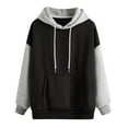 thumbnail image 1 of Womens Hoodies Long Sleeve Hoodie Pullover Hoodie Sweatshirt Unisex Hoodie Black Hoodies for Women Winter Tops for Women Cute Womens Clothes, 1 of 6