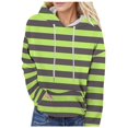 thumbnail image 1 of Womens Hoodies Long Sleeve Hoodie Womens Pullover Sweatshirt Soft Hoodie Green Sweatshirt Winter Hoodies for Women Teen Clothing, 1 of 5