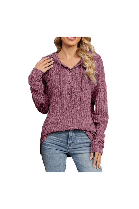 Womens Hoodies Long Sleeve Pullover Hoodie Sweatshirt Oversized Hoodie for Women Purple Sweatshirt Women Fall Clothes Women Trendy Clothes for Teen Girls
