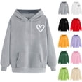 thumbnail image 1 of Womens Hoodies Long Sleeve Sweatshirts for Women Casual Printed Sweatshirts with Pockets, 1 of 5
