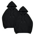thumbnail image 1 of Womens Hoodies For Women Unisex Fashionable Casual Solid Color Sweatshirts Long Sleeve With Pockets 2Pc Autumn Winter Daily Wear 2Xl Sweatshirt For Women, 1 of 3
