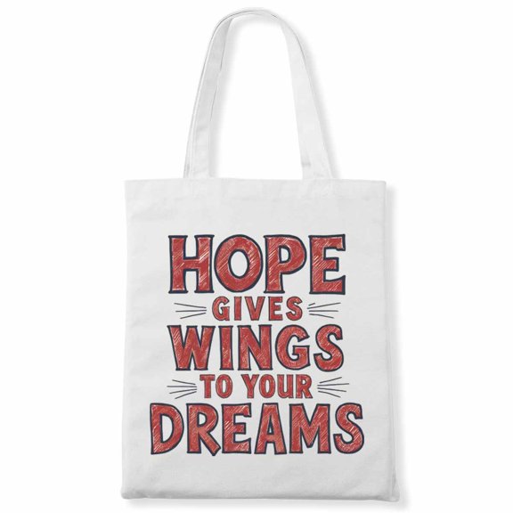 Womens Hope Gives Wings To Your Dreams Baby Mom Halloween Boy Canvas Bag 1Pc