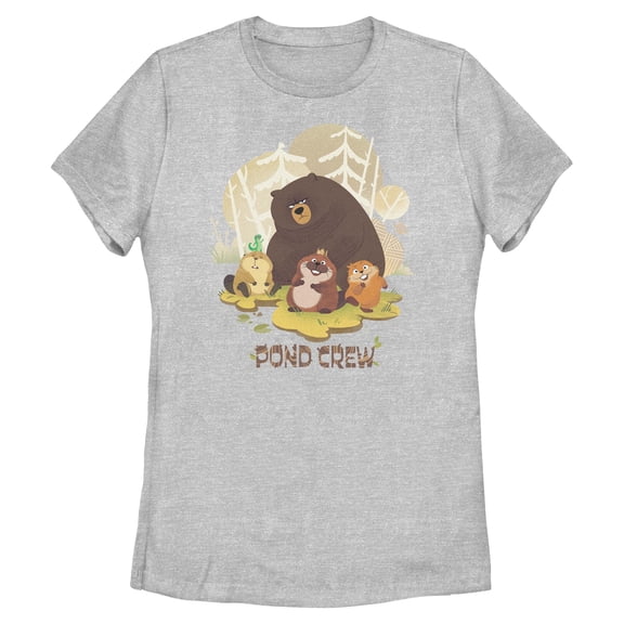 Womens Hoppers Beaver Pond Crew T Shirt