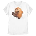 thumbnail image 1 of Womens Hoppers Mabel Beaver Happy Pose T Shirt, 1 of 5