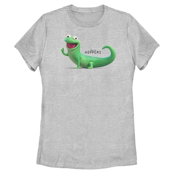 Womens Hoppers Tom Lizard Happy and Cute Pose T Shirt